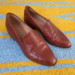 Madewell Frances Brown Leather Loafers Size 8.5
